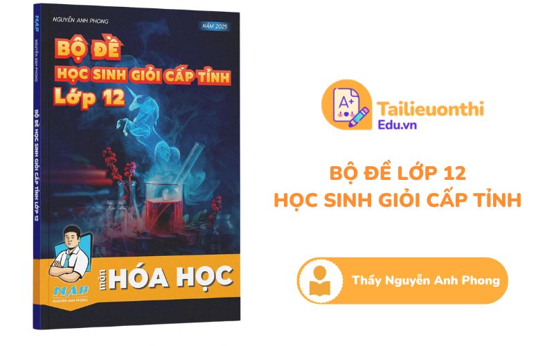 Bộ đề học sinh giỏi cấp tỉnh lớp 12 môn Hóa Học Thầy Nguyễn Anh Phong PDF